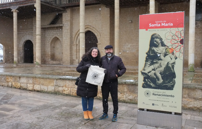 Una pareja de Cuenca se convierte en el visitante 25.000 de Campos del Renacimiento